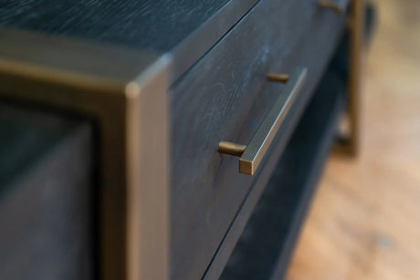 TV-Schrank Cambon aus Eichenfurnier in dark coffee, 240x45x55 cm von Richmond Interiors – Produktbild 10