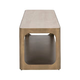 TV-Schrank Claridge mit Glas sandfarbend, 160x40x40 cm von Richmond Interiors – Produktbild 4