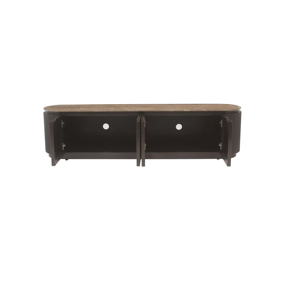 TV-Schrank Russo 4-Türer in braun, 200x40x50 cm von Richmond Interiors – Produktbild 6