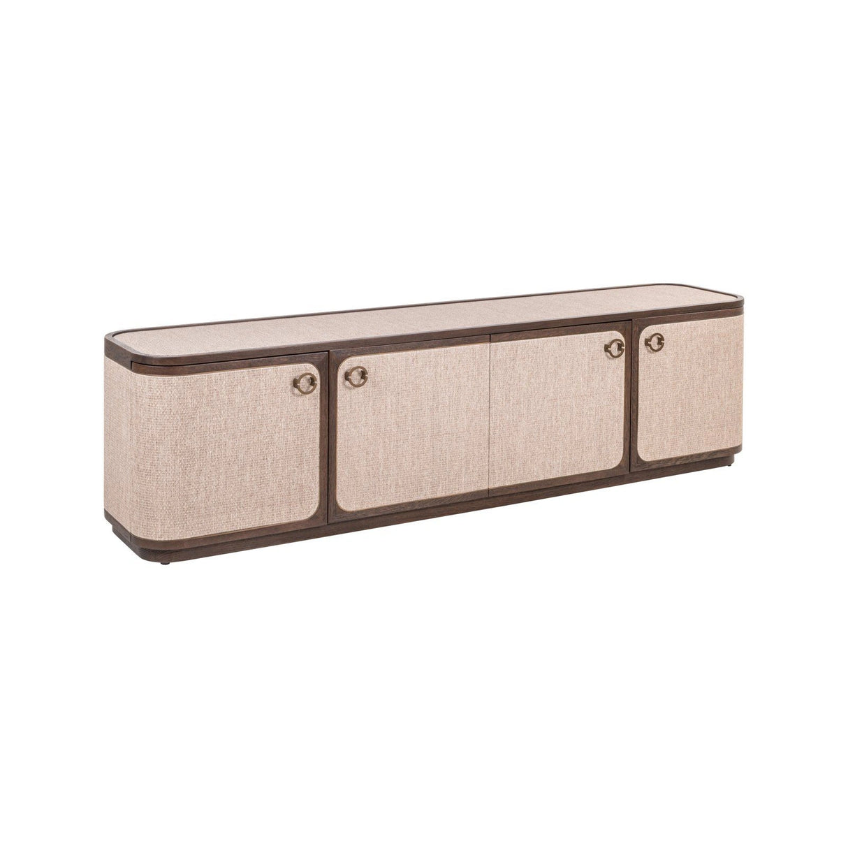 TV-Schrank Willox 4-Türer aus Eiche in beige, 190x40x50 cm von Richmond Interiors – Produktbild 1