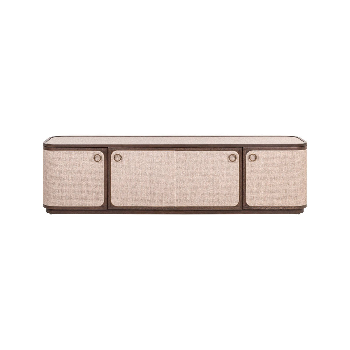 TV-Schrank Willox 4-Türer aus Eiche in beige, 190x40x50 cm von Richmond Interiors – Produktbild 2