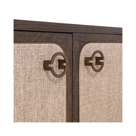 TV-Schrank Willox 4-Türer aus Eiche in beige, 190x40x50 cm von Richmond Interiors – Produktbild 6