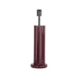 Tischlampe Alina in burgundy aus Aluminium und Eisen, 16x16x55 cm von Richmond Interiors – Produktbild 1