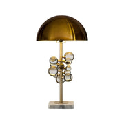 Tischlampe Bela in kupfer aus Eisen und Marmor, 35x35x61 cm von Richmond Interiors – Produktbild 1
