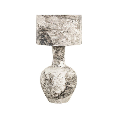 Tischlampe Cecile in schwarz/weiß aus Eisen von Richmond Interiors – Produktbild 1