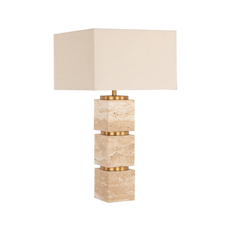 Tischlampe Jaella in beige aus Eisen, 38x38x71 cm von Richmond Interiors – Produktbild 3
