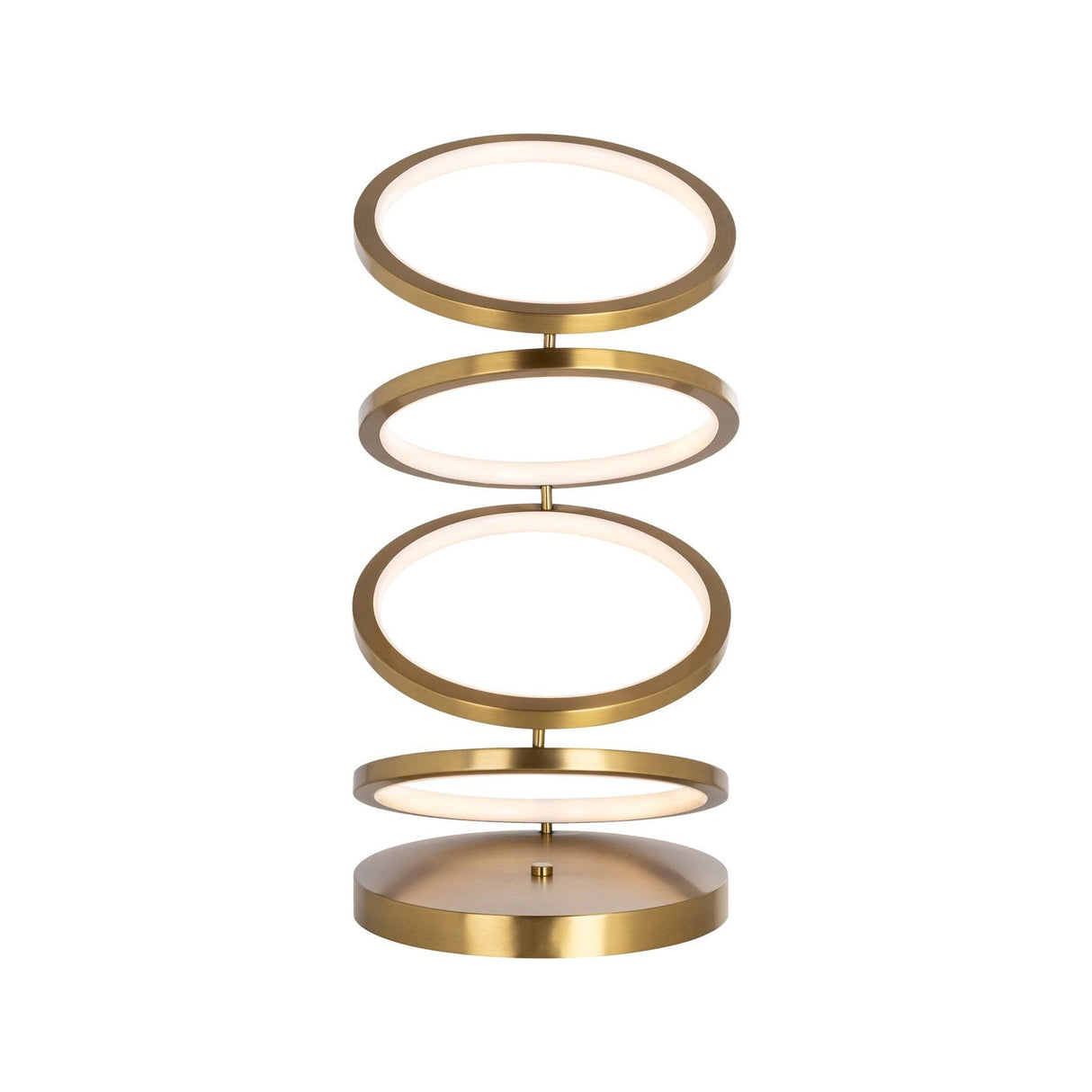 Tischlampe Jaimin in brushed gold aus Stahl, 25x25x53 cm von Richmond Interiors – Produktbild 1