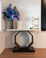 Tischlampe Jaimin in brushed gold aus Stahl, 25x25x53 cm von Richmond Interiors – Produktbild 2