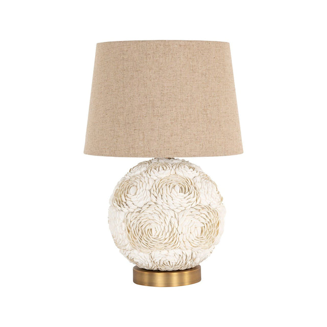 Tischlampe Jamie in weiß aus Eisen, 45x45x69 cm von Richmond Interiors – Produktbild 1