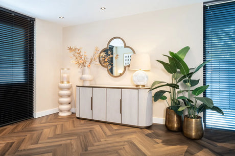 Tischlampe Jamie in weiß aus Eisen, 45x45x69 cm von Richmond Interiors – Produktbild 3