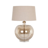 Tischlampe Jazzy in beige aus Eisen und Glas, 51x51x73 cm von Richmond Interiors – Produktbild 1