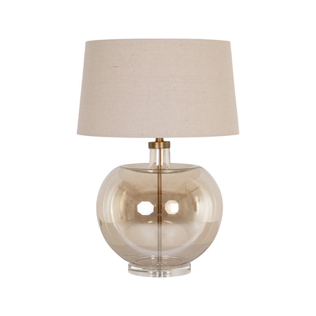 Tischlampe Jazzy in beige aus Eisen und Glas, 51x51x73 cm von Richmond Interiors – Produktbild 1