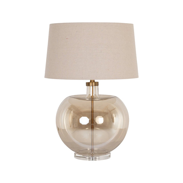 Tischlampe Jazzy in beige aus Eisen und Glas, 51x51x73 cm von Richmond Interiors – Produktbild 1
