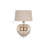 Tischlampe Jazzy in beige aus Eisen und Glas, 51x51x73 cm von Richmond Interiors – Produktbild 3