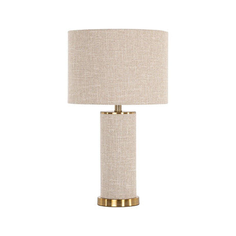 Tischlampe Joline in beige aus Leinen, 35x35x61 cm von Richmond Interiors – Produktbild 1