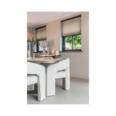 Tischlampe Joline in beige aus Leinen, 35x35x61 cm von Richmond Interiors – Produktbild 5