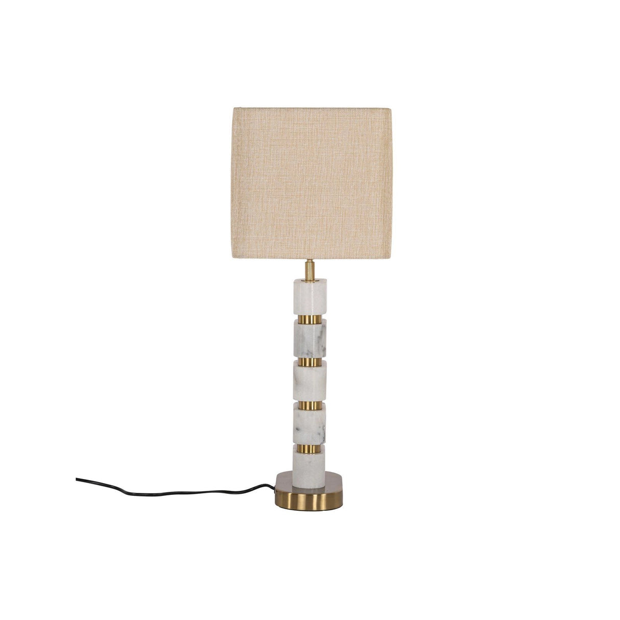 Tischlampe Lenore in gold aus Guangxi-Marmor und Eisen, 40x24x64 cm von Richmond Interiors – Produktbild 4