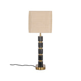 Tischlampe Levina in schwarz/gold aus Marquina-Marmor und Eisen, 40x24x64 cm von Richmond Interiors – Produktbild 4