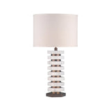 Tischleuchte Haspen aus Marmor und Eisen in natur von Richmond Interiors – Bild 1