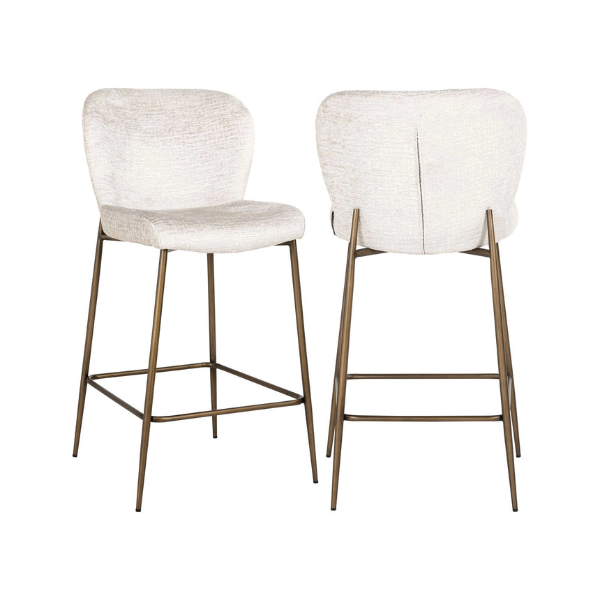 Tresenhocker Darby in cream fusion, 48x55x96 cm von Richmond Interiors – Bild 1