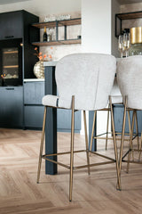 Tresenhocker Darby in cream fusion, 48x55x96 cm von Richmond Interiors – Bild 10