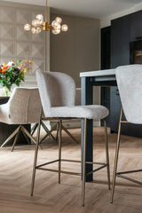 Tresenhocker Darby in cream fusion, 48x55x96 cm von Richmond Interiors – Bild 2