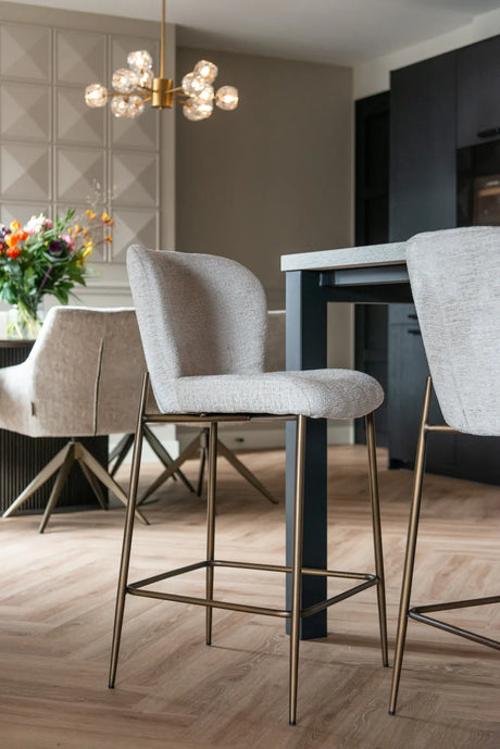Tresenhocker Darby in cream fusion, 48x55x96 cm von Richmond Interiors – Bild 2