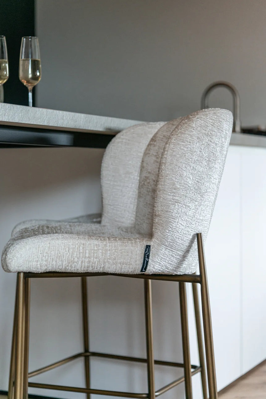 Tresenhocker Darby in cream fusion, 48x55x96 cm von Richmond Interiors – Bild 7