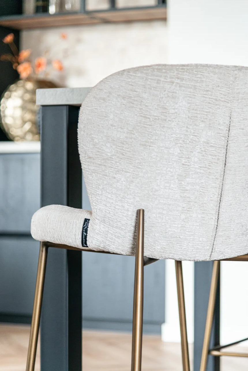 Tresenhocker Darby in cream fusion, 48x55x96 cm von Richmond Interiors – Bild 8