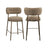 Tresenhocker Encanto in brown tweed, 50x59x94 cm von Richmond Interiors – Bild 1