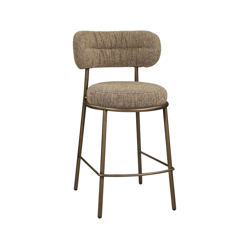 Tresenhocker Encanto in brown tweed, 50x59x94 cm von Richmond Interiors – Bild 2