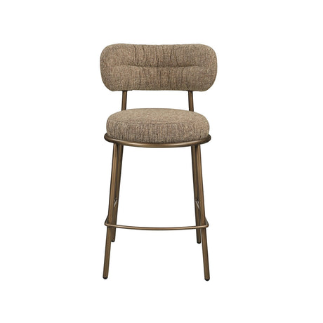 Tresenhocker Encanto in brown tweed, 50x59x94 cm von Richmond Interiors – Bild 3