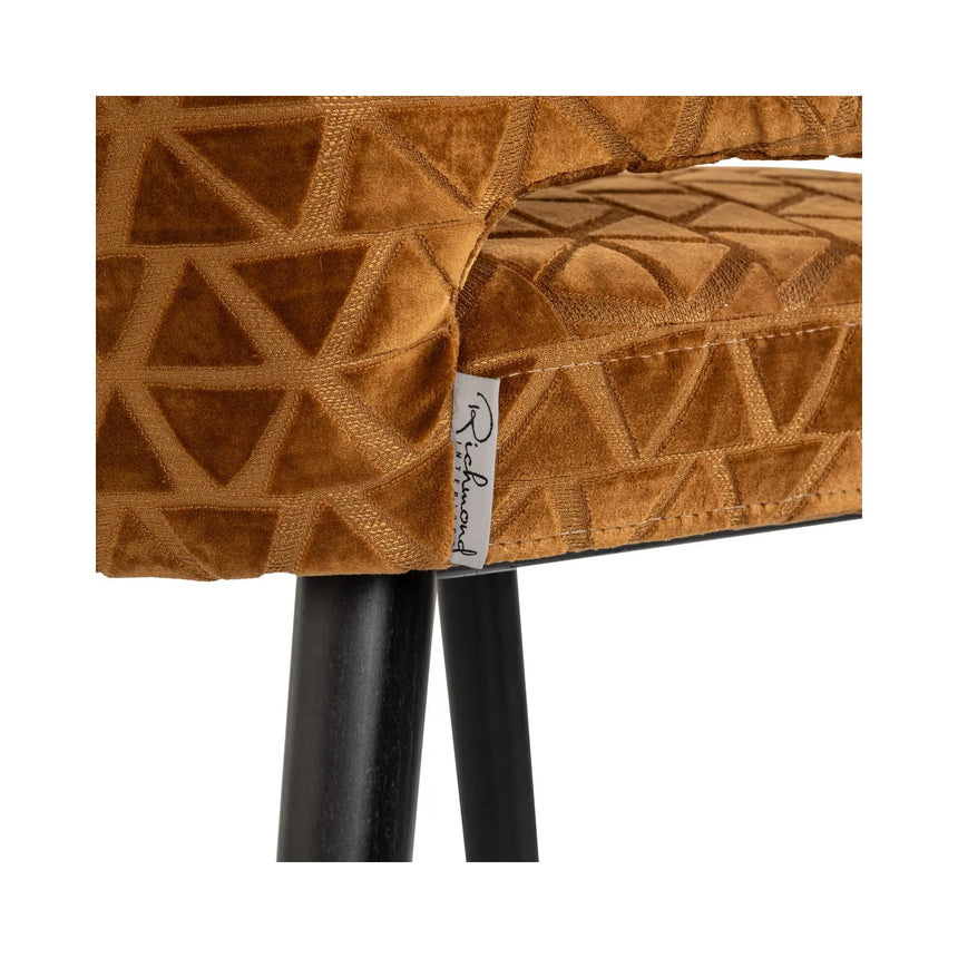Tresenhocker Indigo in old gold triangle von Richmond Interiors – Bild 6