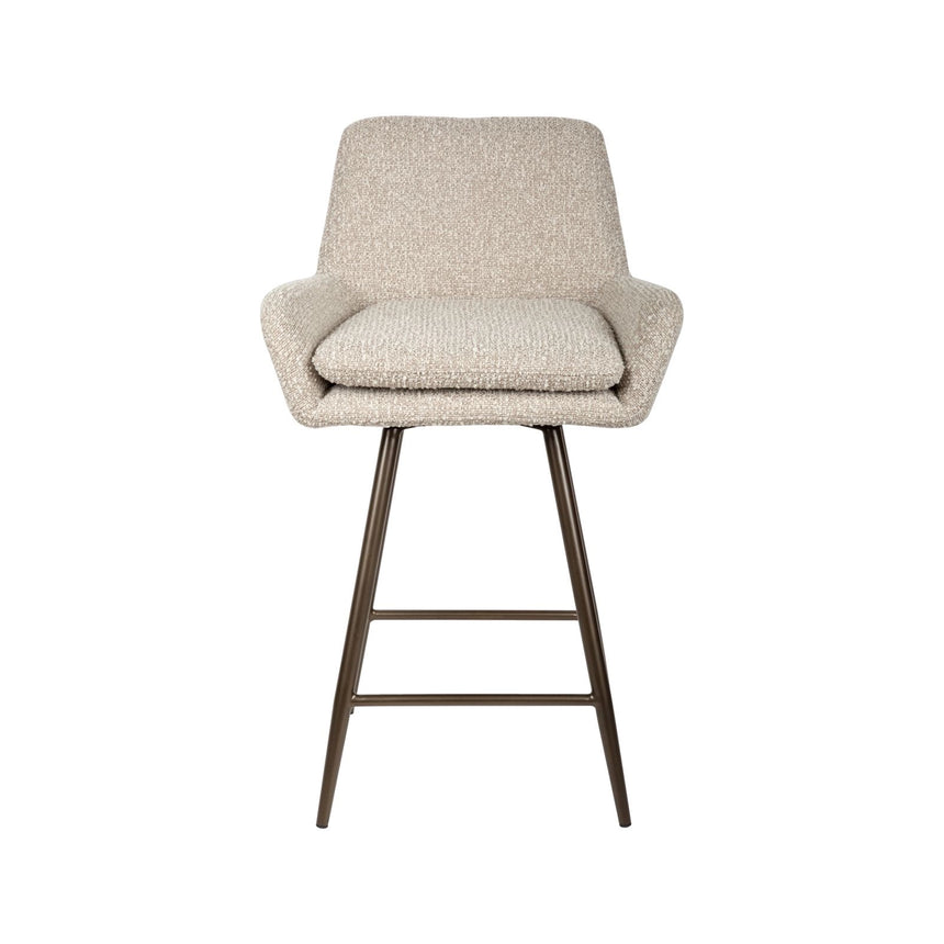 Tresenhocker Linsey im 2er-Set in natural chunky, 54x53x91 cm von Richmond Interiors – Bild 3