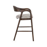 Tresenhocker Mihara mit flammhemmendem Bezug in mocca fancy von Richmond Interiors – Bild 3