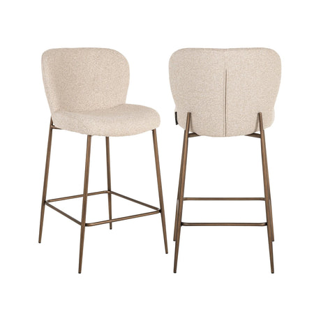 Tresenhocker Odarby in biscotti, 49x55x96 cm von Richmond Interiors – Bild 1