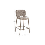 Tresenhocker Odarby in brown omara, 49x55x96 cm von Richmond Interiors – Bild 9