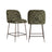 Tresenhocker Pullitzer in moss labyrinth, 54x62x101 cm von Richmond Interiors – Bild 1