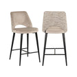Tresenhocker Tabitha in trendy nature, flammhemmend, 47x56x99 cm von Richmond Interiors – Bild 1