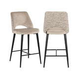 Tresenhocker Tabitha in trendy nature, flammhemmend, 47x56x99 cm von Richmond Interiors – Bild 1