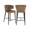 Tresenhocker Taylor in brandy fusion, flammhemmend, 52x54x93 cm von Richmond Interiors – Bild 1