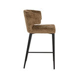Tresenhocker Taylor in brandy fusion, flammhemmend, 52x54x93 cm von Richmond Interiors – Bild 3