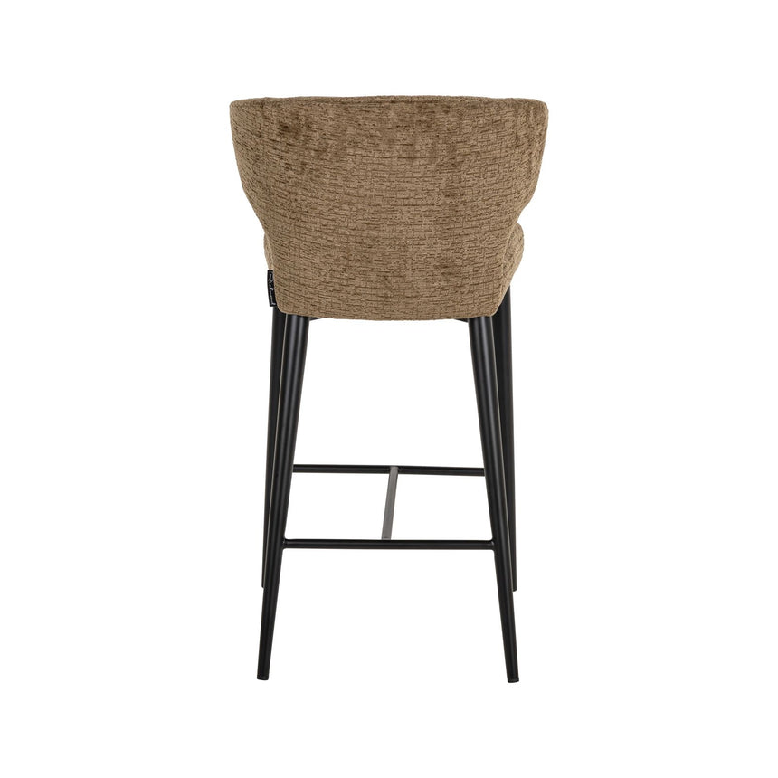 Tresenhocker Taylor in brandy fusion, flammhemmend, 52x54x93 cm von Richmond Interiors – Bild 4
