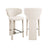 Tresenhocker Viola in biscotti, 56x60x96 cm von Richmond Interiors – Bild 1