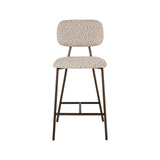 Tresenhocker Xenia in beige leopard als 2er-Set (flammhemmend), 45x53x96 cm von Richmond Interiors – Bild 4