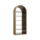 Vitrine Bowic in brushed gold, 90x38x210 cm von Richmond Interiors – Bild 1