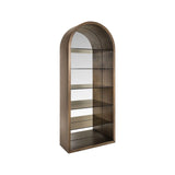 Vitrine Bowic in brushed gold, 90x38x210 cm von Richmond Interiors – Bild 3