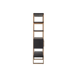 Vitrine Cambon aus Eichenfurnier und Metall in dark coffee, 116x42x200 cm von Richmond Interiors – Bild 3