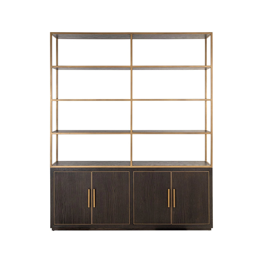 Vitrine Carter groß in braun mit 4 Türen, 180x38x220 cm von Richmond Interiors – Bild 2