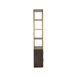 Vitrine Carter klein in braun mit 2 Schubladen, 50x38x220 cm von Richmond Interiors – Bild 4